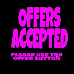 Offers gladly accepted